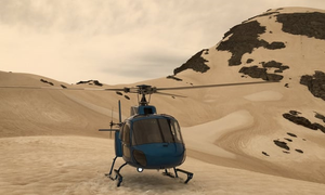 Sông băng New Zealand biến thành màu nâu do thảm họa cháy rừng